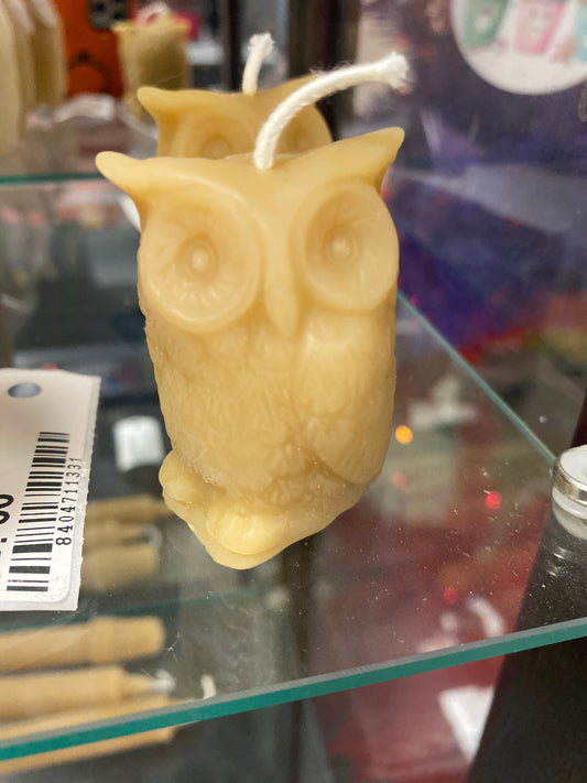 OWL BEESWAX CANDLE