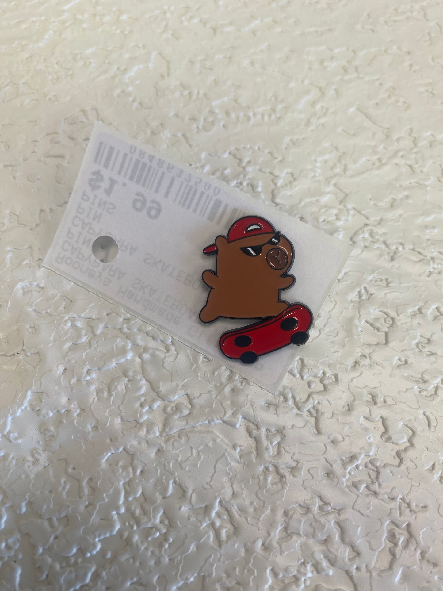 CAPYBARA SKATEBOARD TRICK PIN