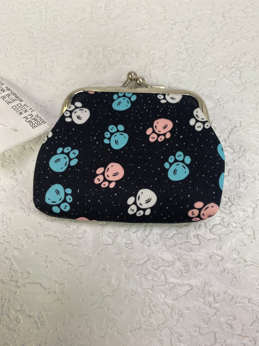 BLACK PINK BLUE COIN PURSE
