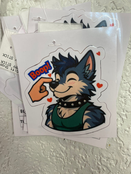BOOP THE SNOOT FURRY STICKER