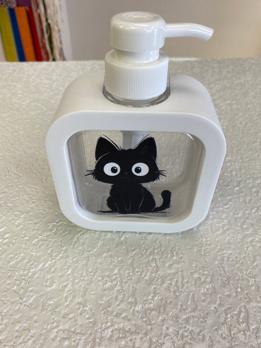 BLACK CAT WHITE LIQUID SOAP PUMP