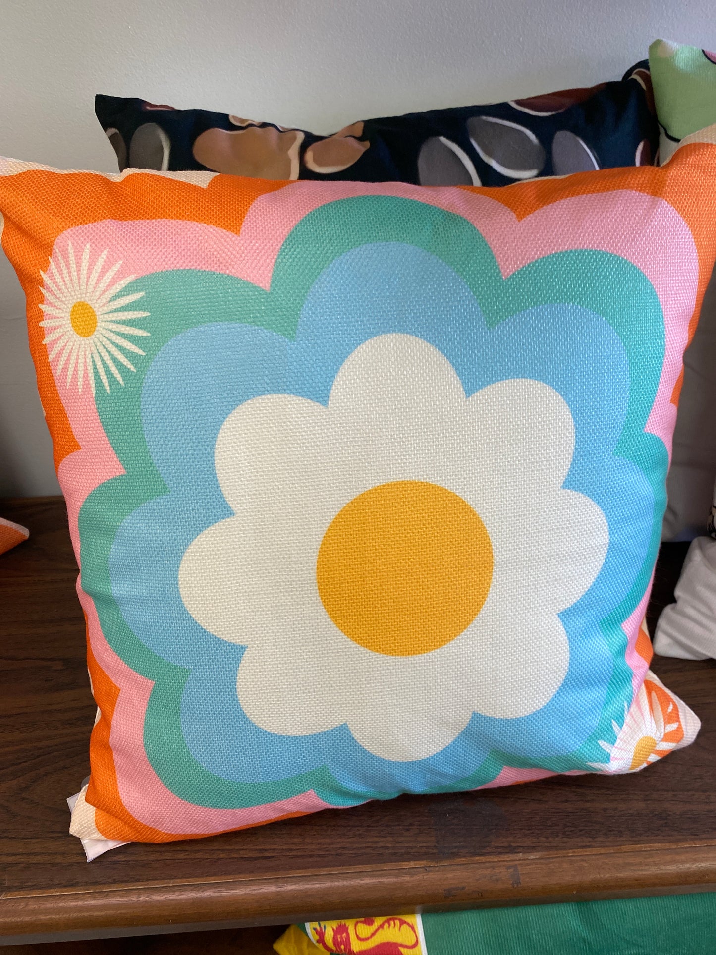 RETRO POP & GROOVY THROW PILLOW