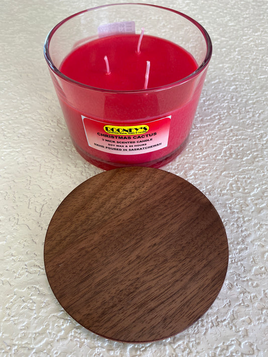 CHRISTMAS CACTUS 350G CANDLE