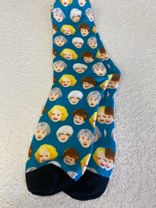 GOLDEN GIRLS TEAL SOCKS