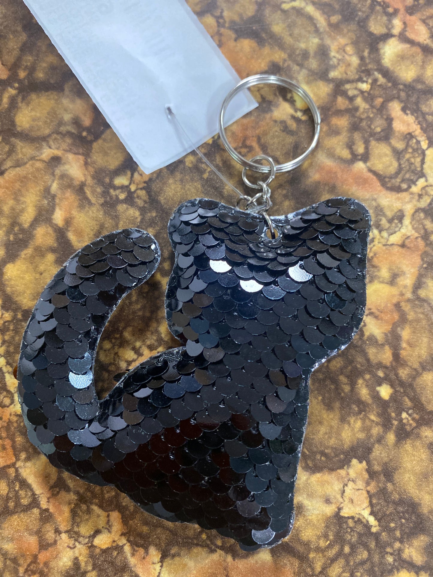 BLACK CAT SEQUENCE KEYCHAIN