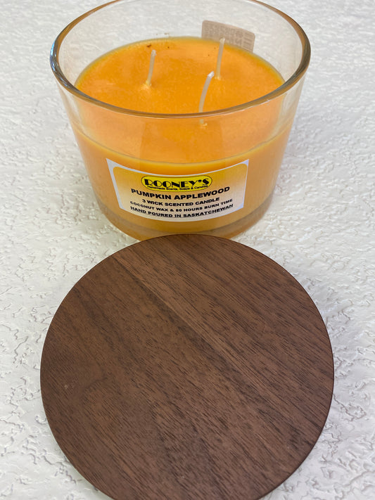 PUMPKIN APPLEWOOD CANDLE 350G