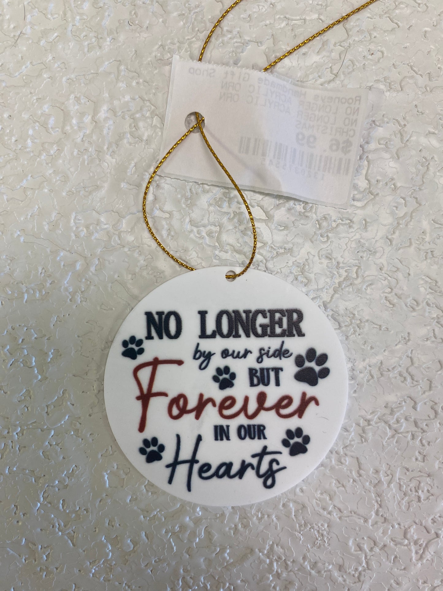 NO LONGER ACRYLIC ORN