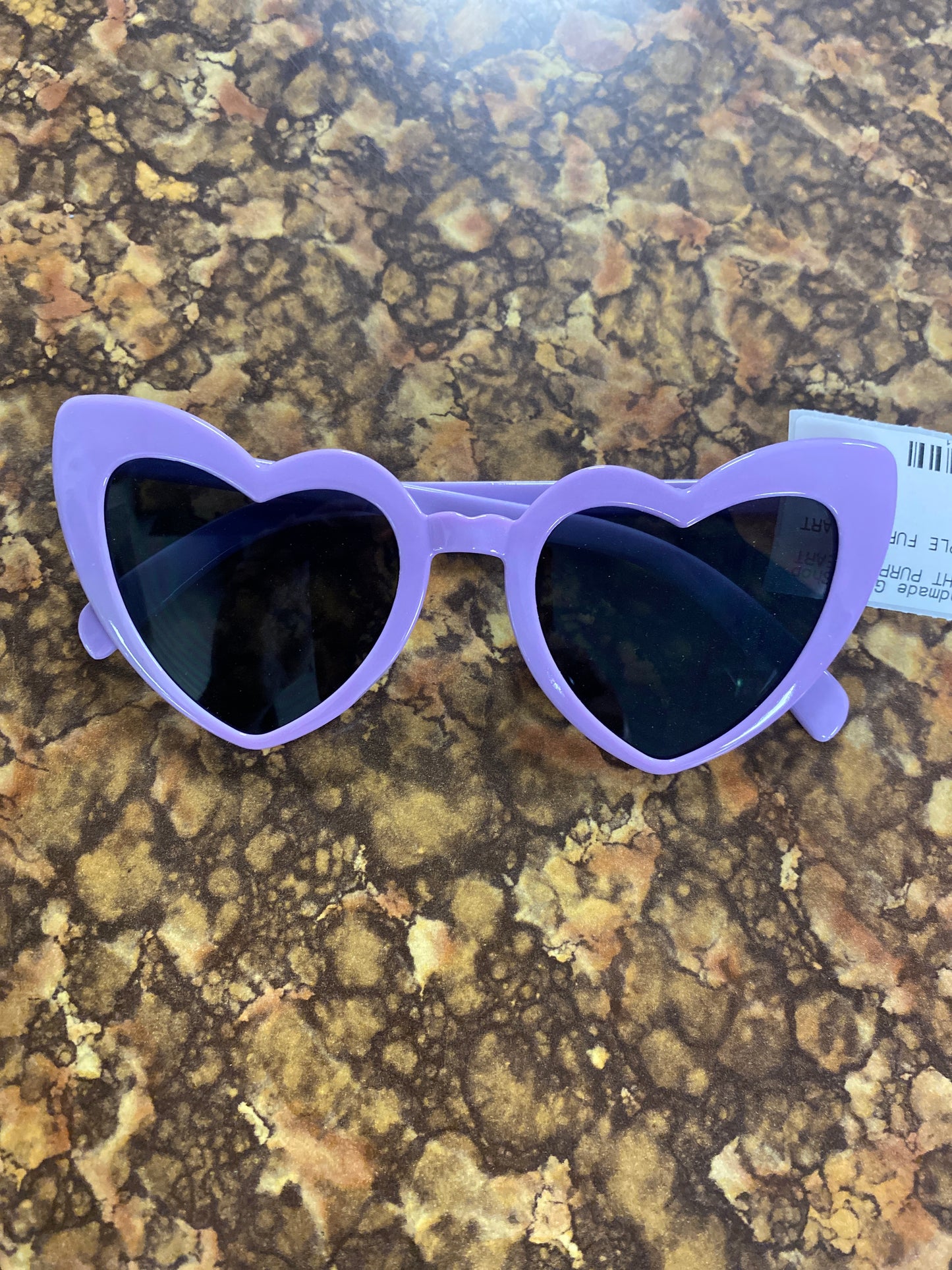 HEART POINT GLASSES PURPLE