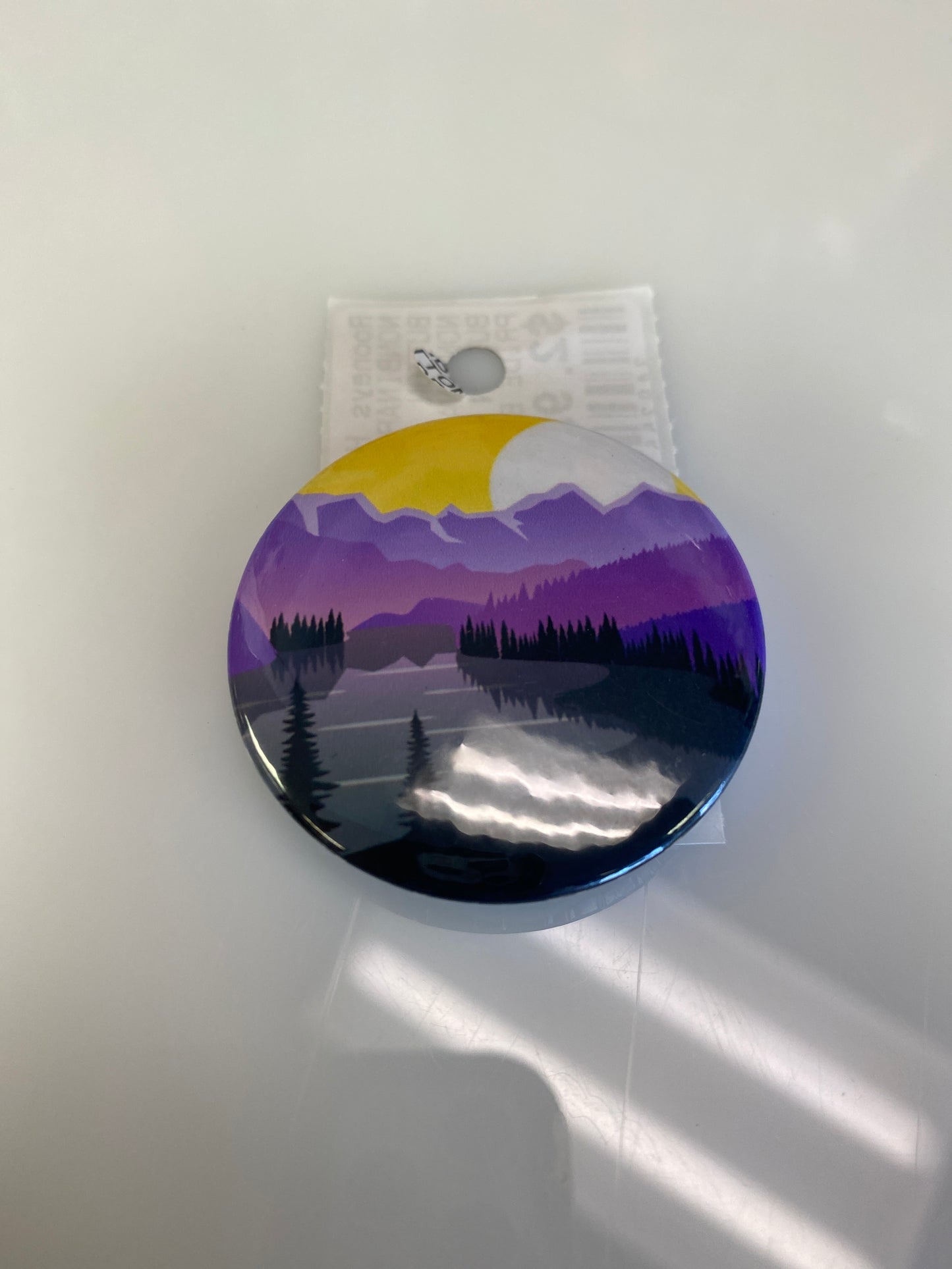 NONBINARY PRIDE LANDSCAPE BUTTON
