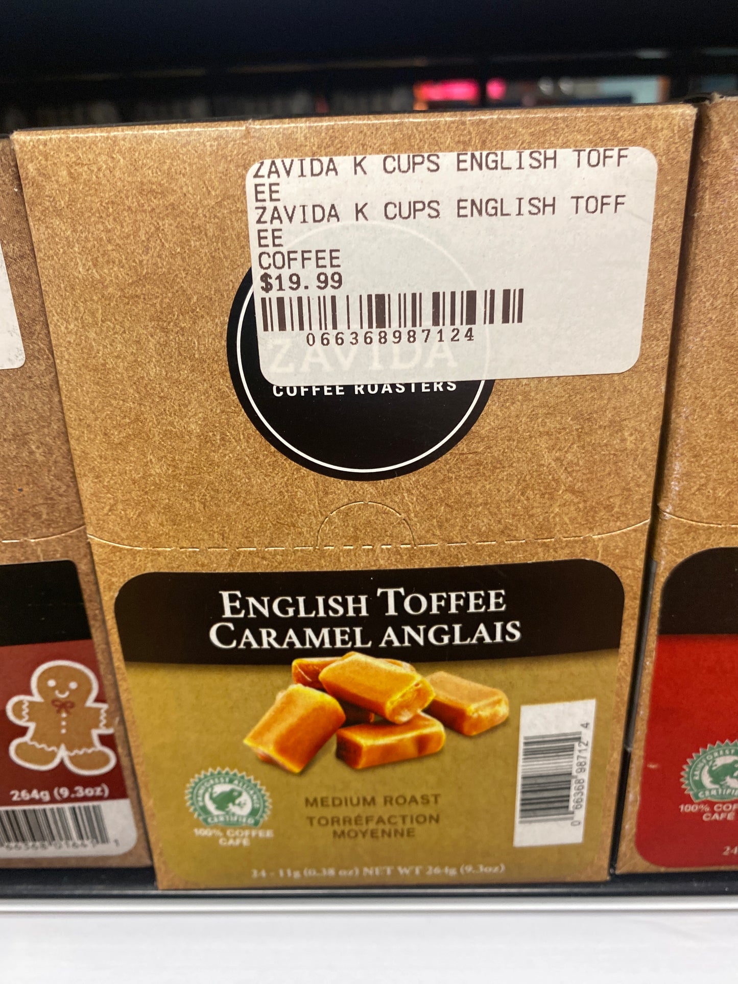 ZAVIDA K CUPS ENGLISH TOFFEE