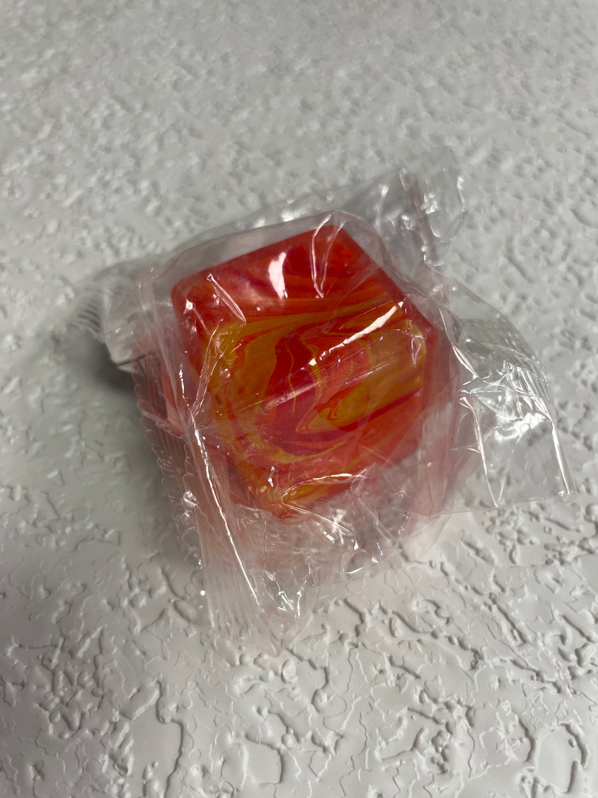 SM ORANGE RED SWIRL SQUISH