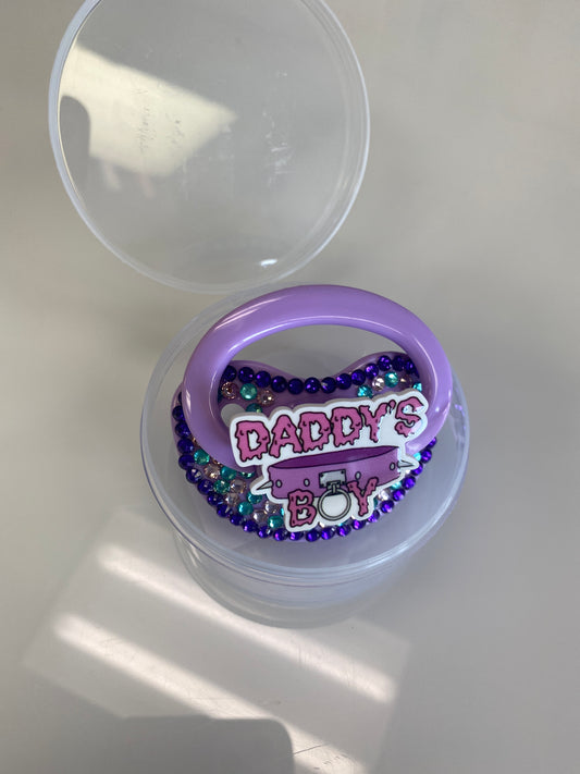 HANDMADE DADDY PURPLE ADULT SOOTHER