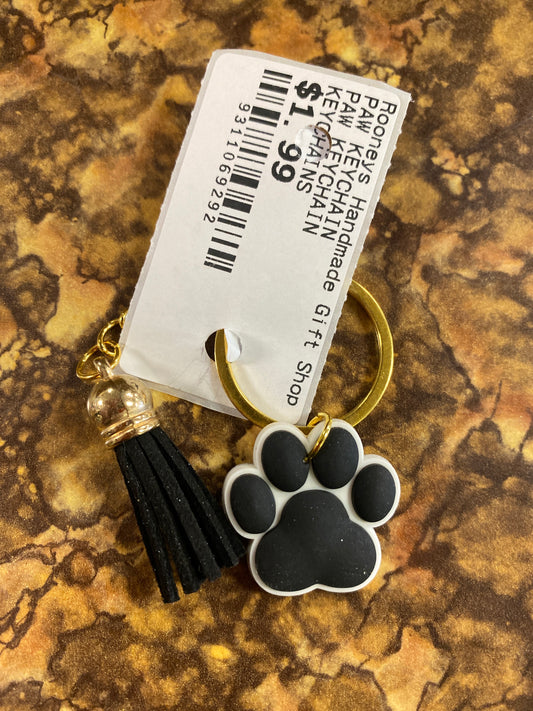 PAW KEYCHAIN BLACK