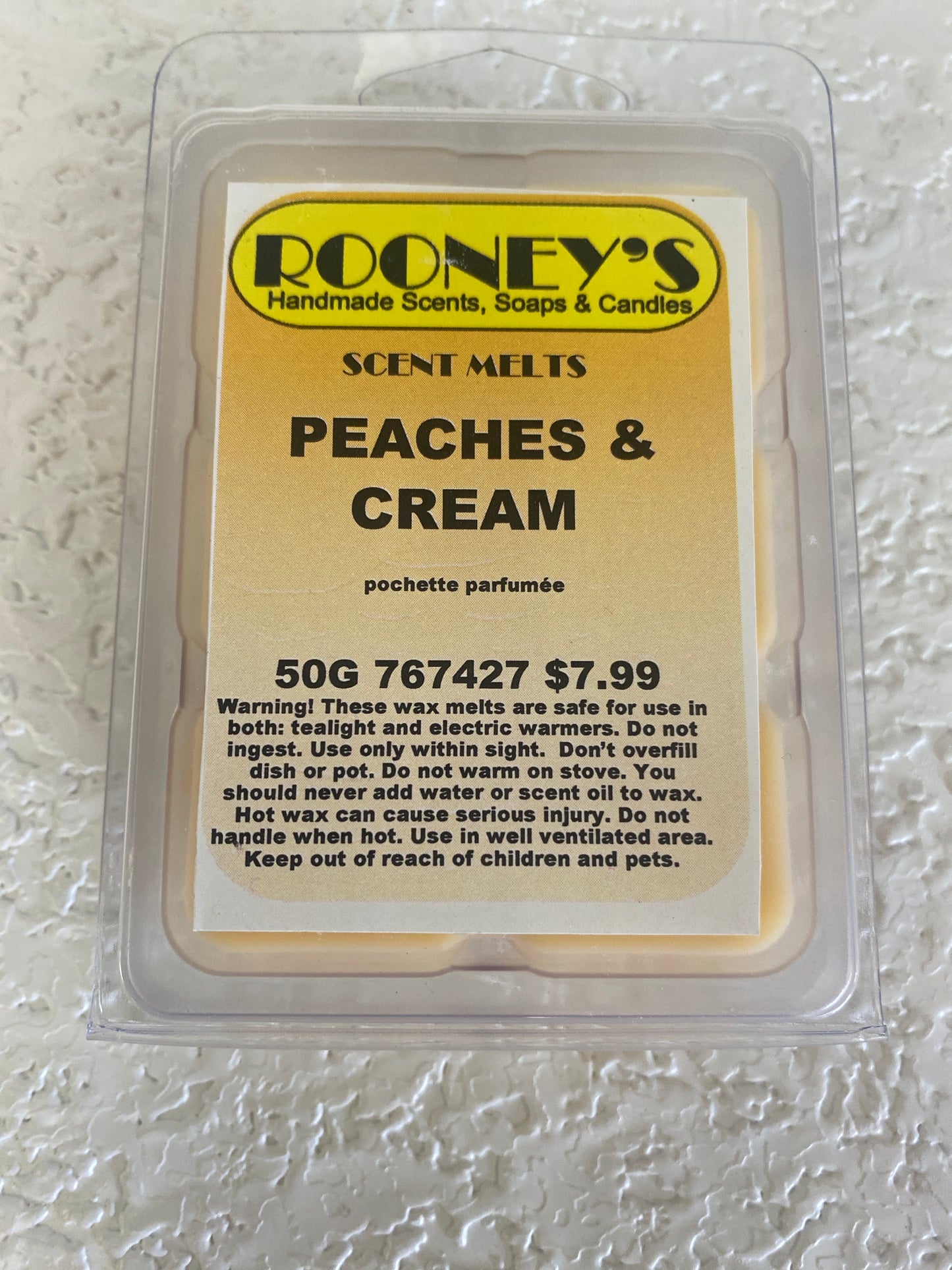 PEACHES & CREAM SCENT MELT