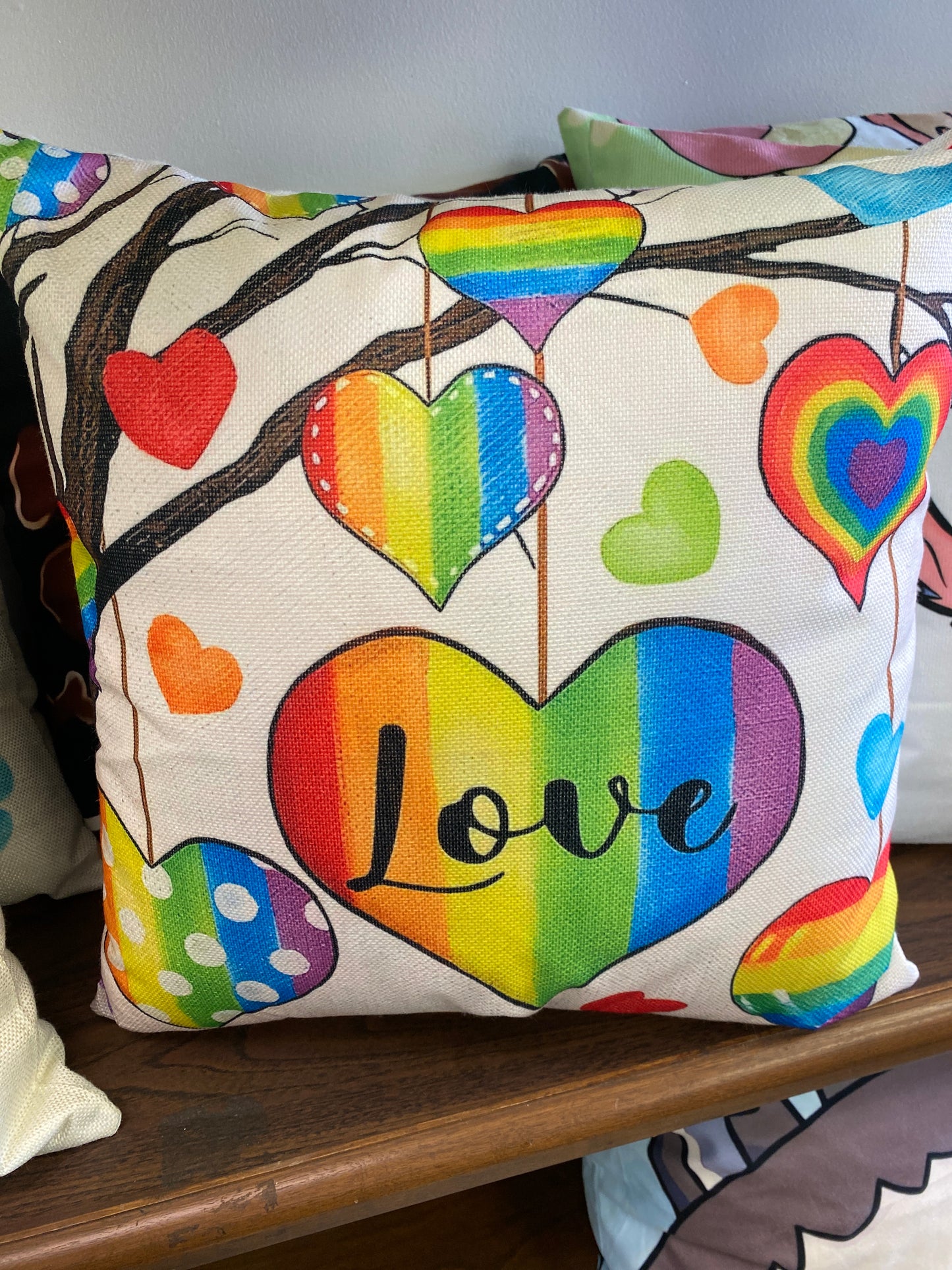 LOVE PRIDE THROW PILLOW