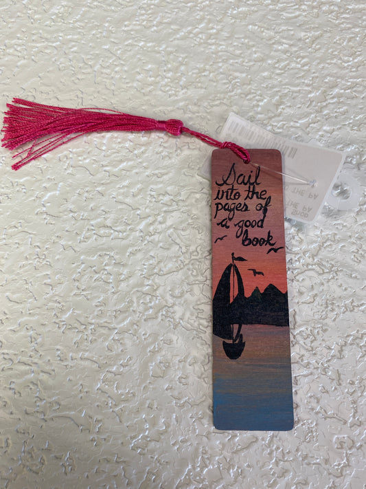 BOOK MARK SAIL INTO THE PAGES