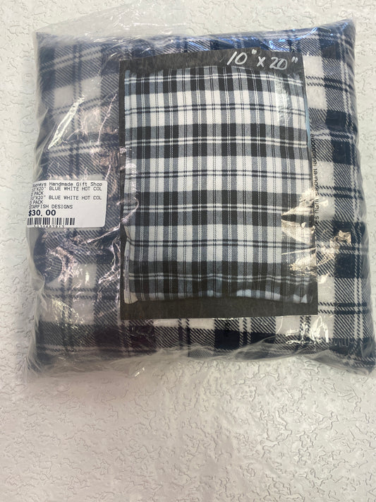 10”X20” BLUE WHITE HOT COLD PACK