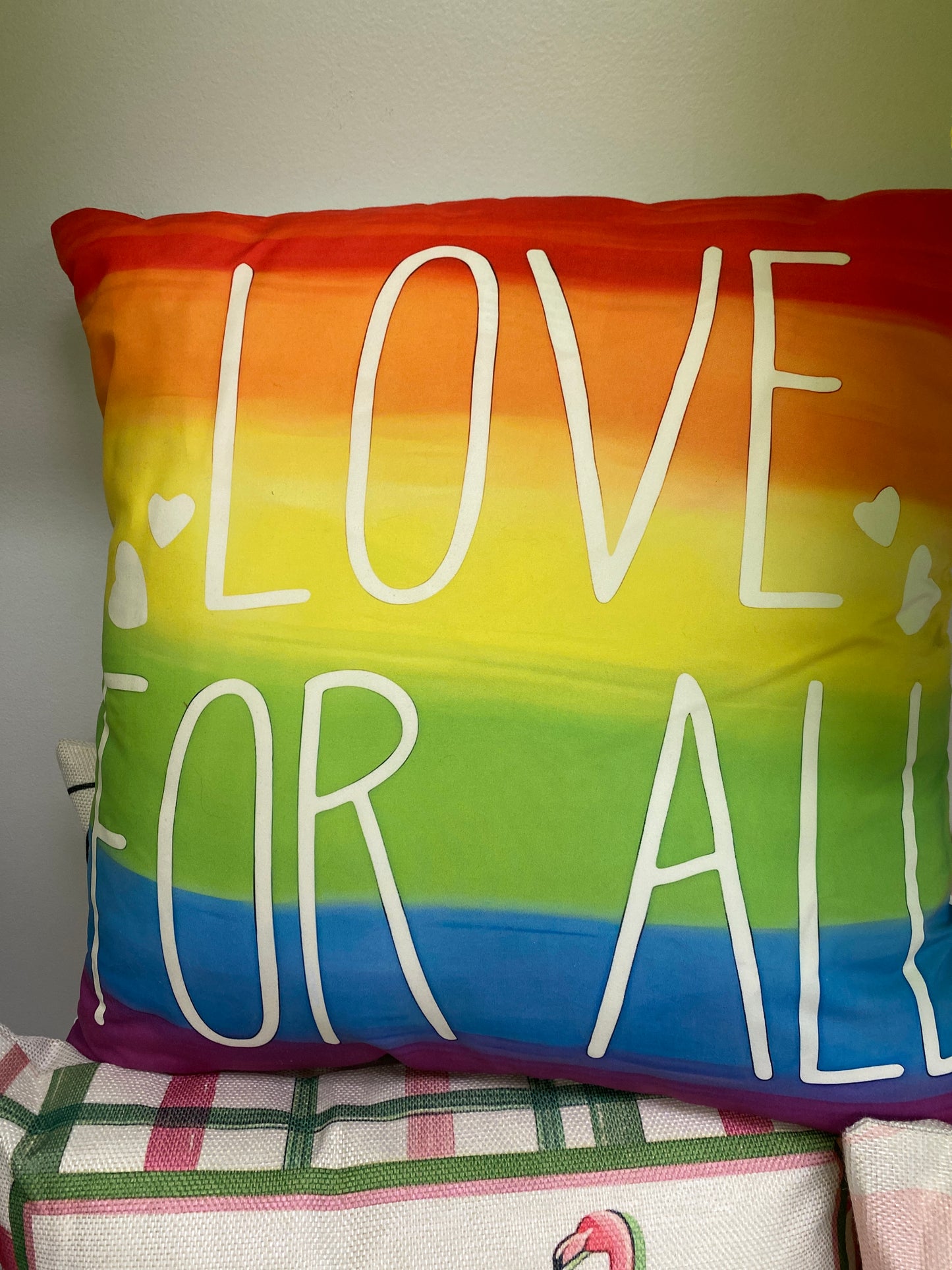 LOVE FOR ALL PRIDE THROW PILLOW