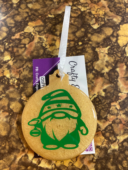 Resin Christmas ornament Gnome