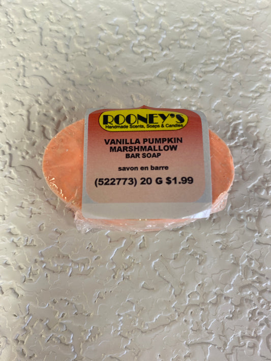 VANILLA PUMPKIN MARSHMALLOW BAR SOAP