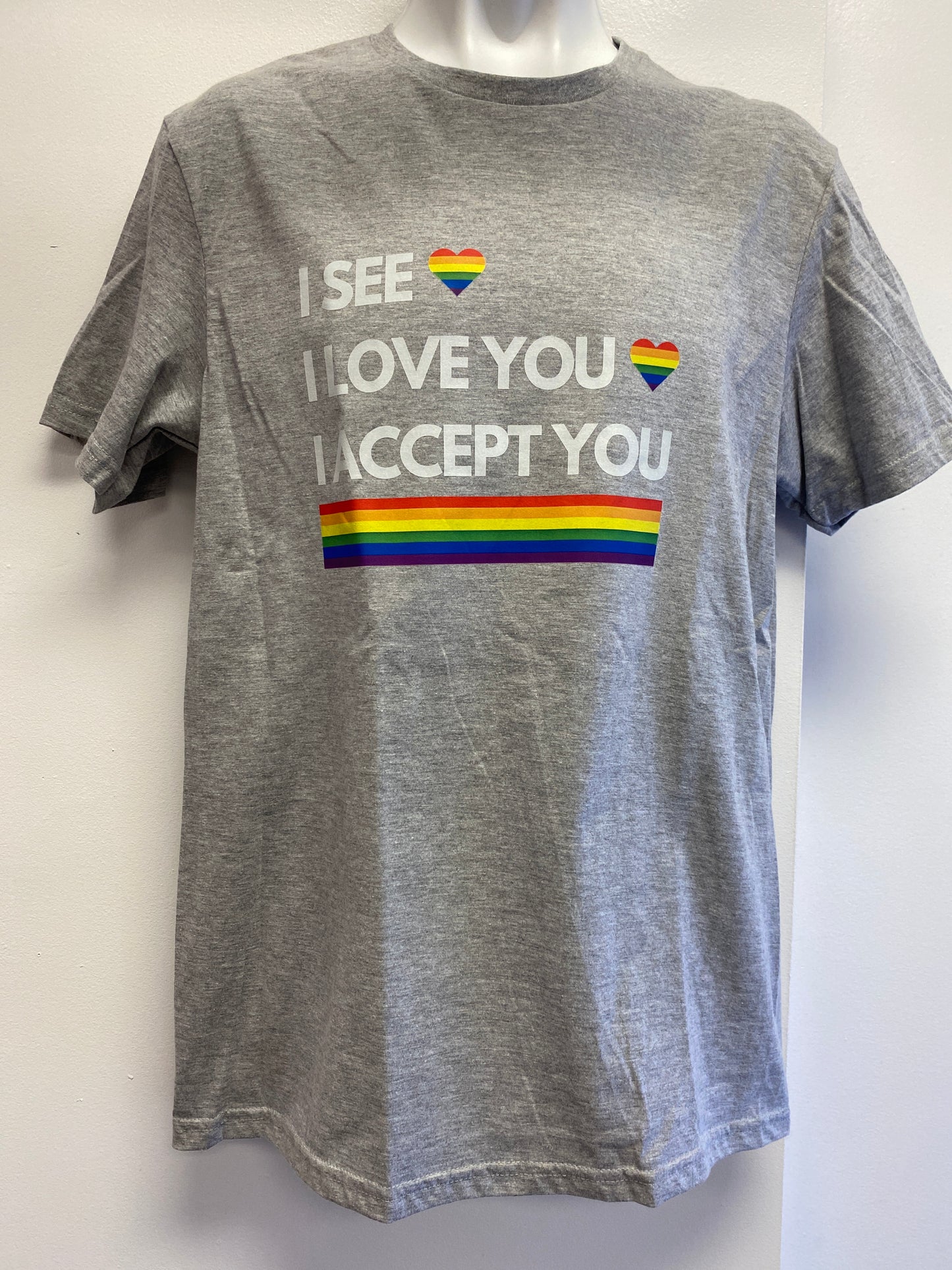 I SEE YOU I LOVE YOU GREY SHIRT