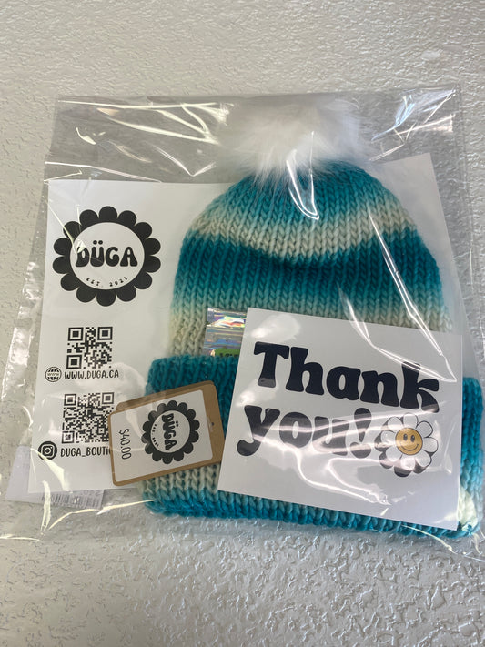 BLUE RASPBERRY BLISS KNIT HAT