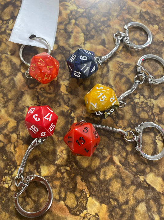 DICE KEYCHAIN