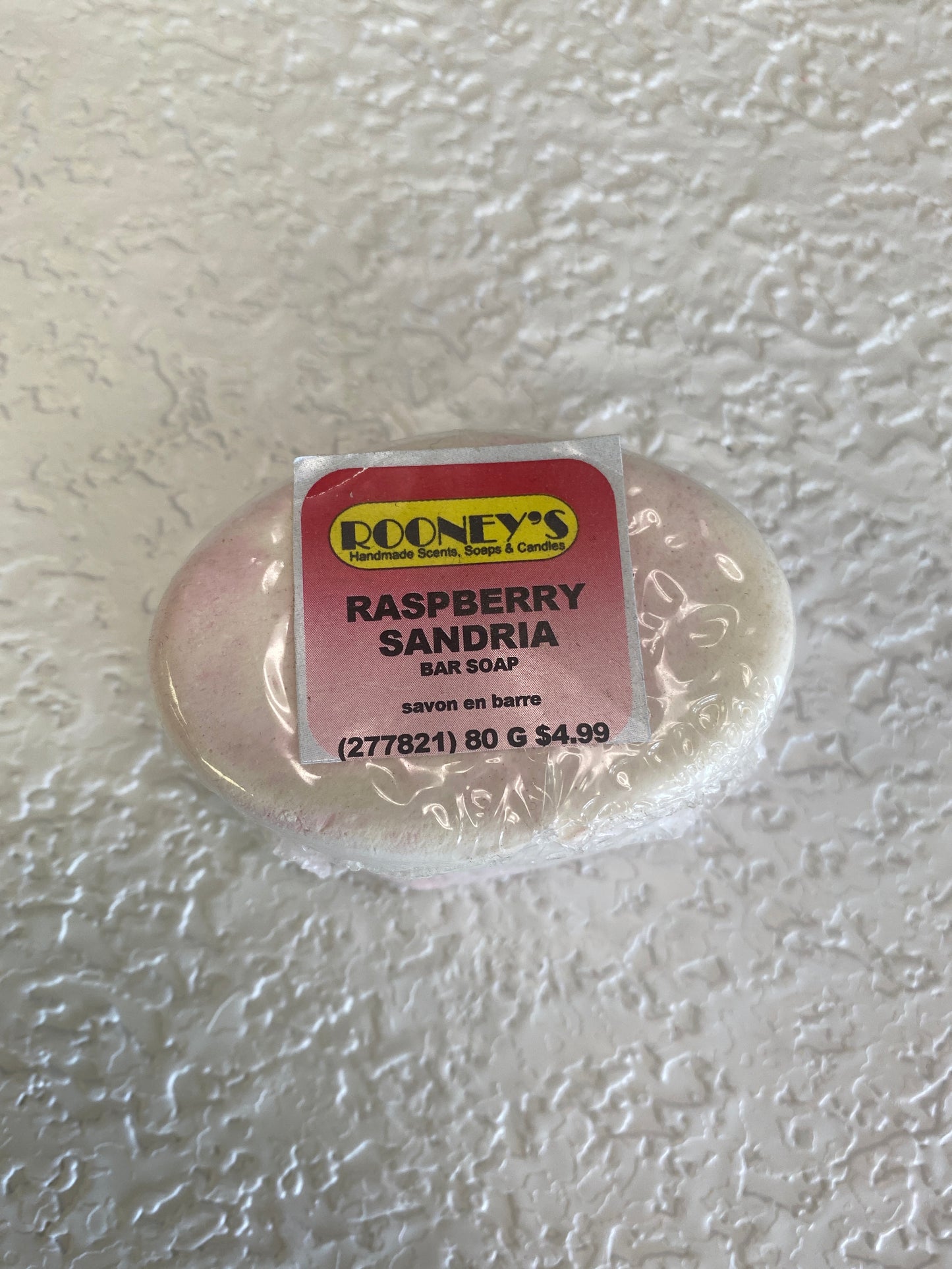 RASPBERRY SANDRIA BAR SOAP