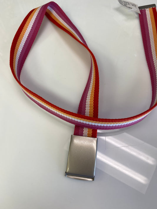 LESBIAN PRIDE BELT LARGE