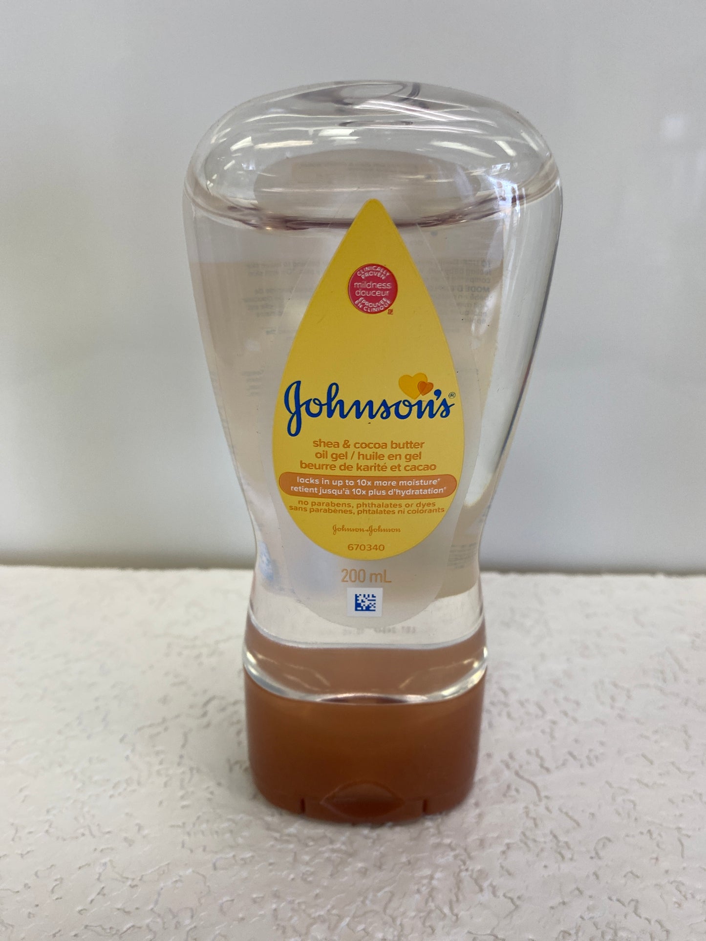 JJ BABY OIL GEL SHEA & COCOA BUTTER