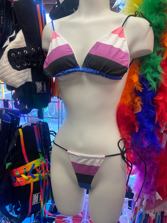 GENDERFLUID PRIDE WOMENS BATHING SUIT