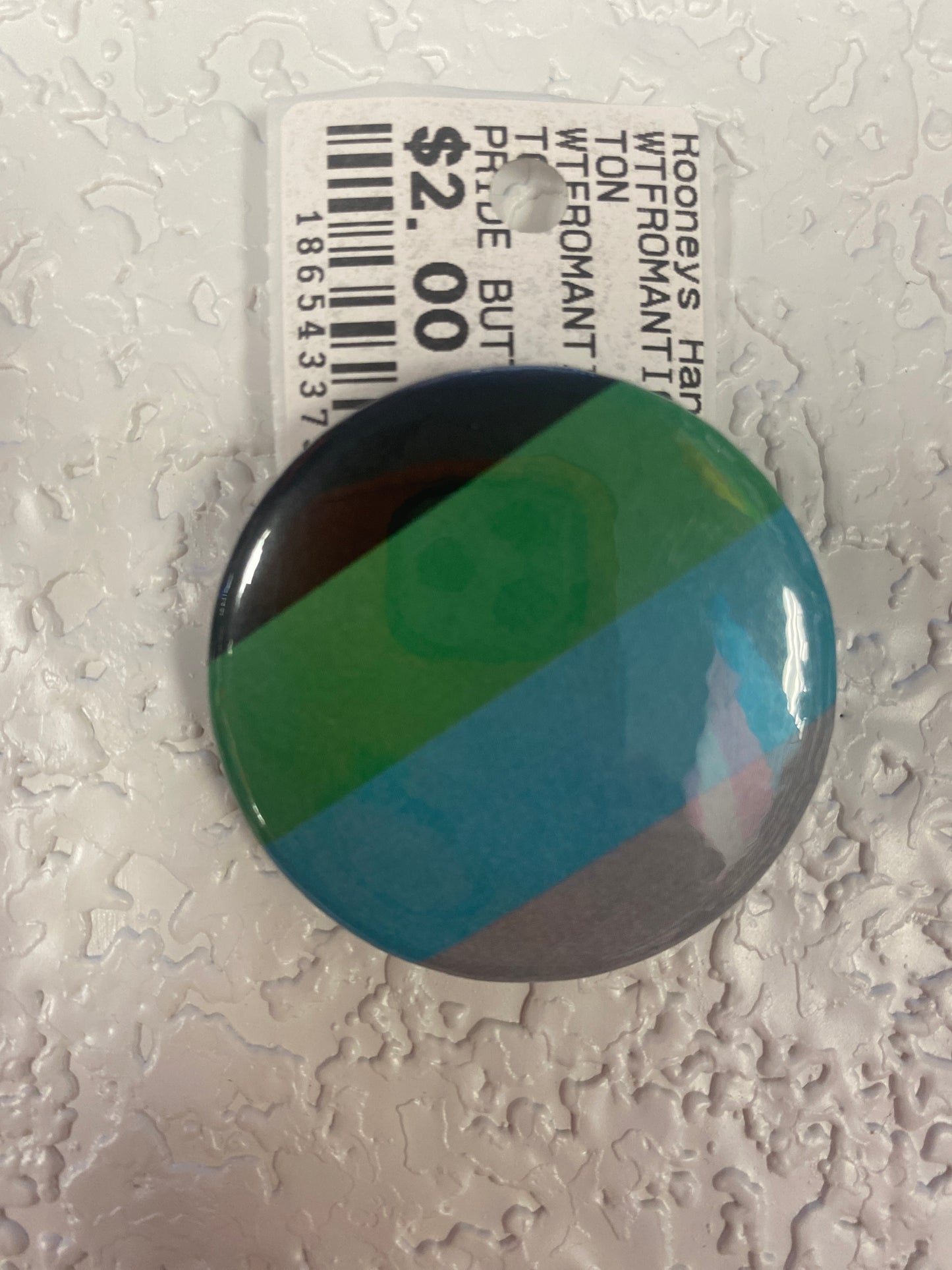 WTFROMANTIC PRIDE FLAG BUTTON