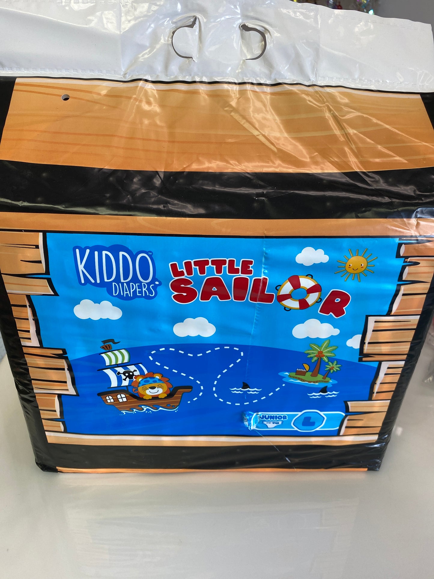 KIDDO LITTLE SAILOR DIAPERS MEDIUM