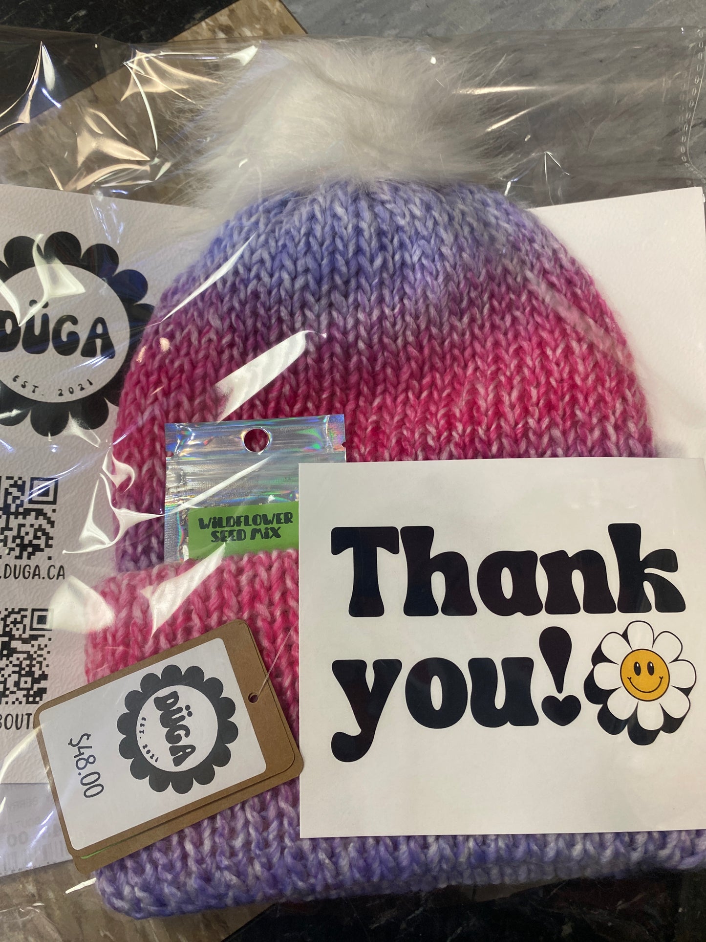 VERY BERRY ICE CREAM KNIT HAT