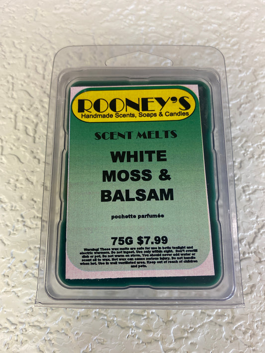 WHITE MOSS & BALSAM SCENT MELTS