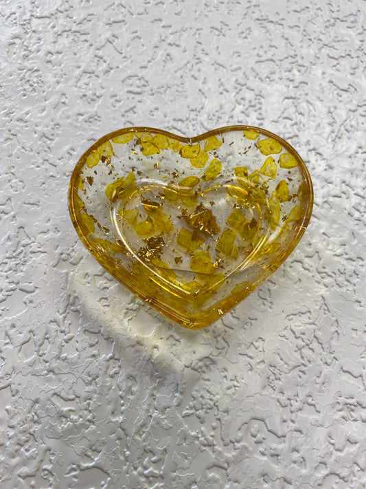CITRINE RESIN LOVE BOWL