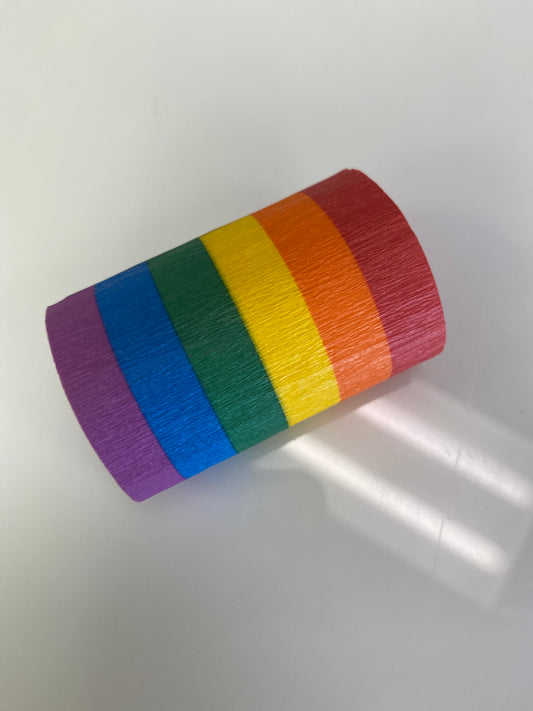 RAINBOW PAPER STREAMER ROLL