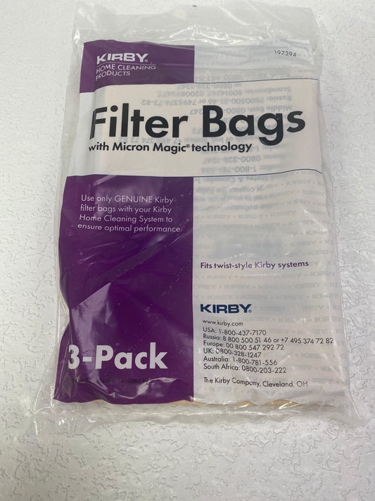 KIRBY PAPER VACUUM BAGS