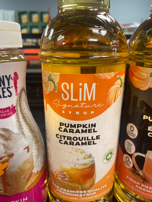 SLIM SYRUP SF PUMPKIN CARAMEL 750ML