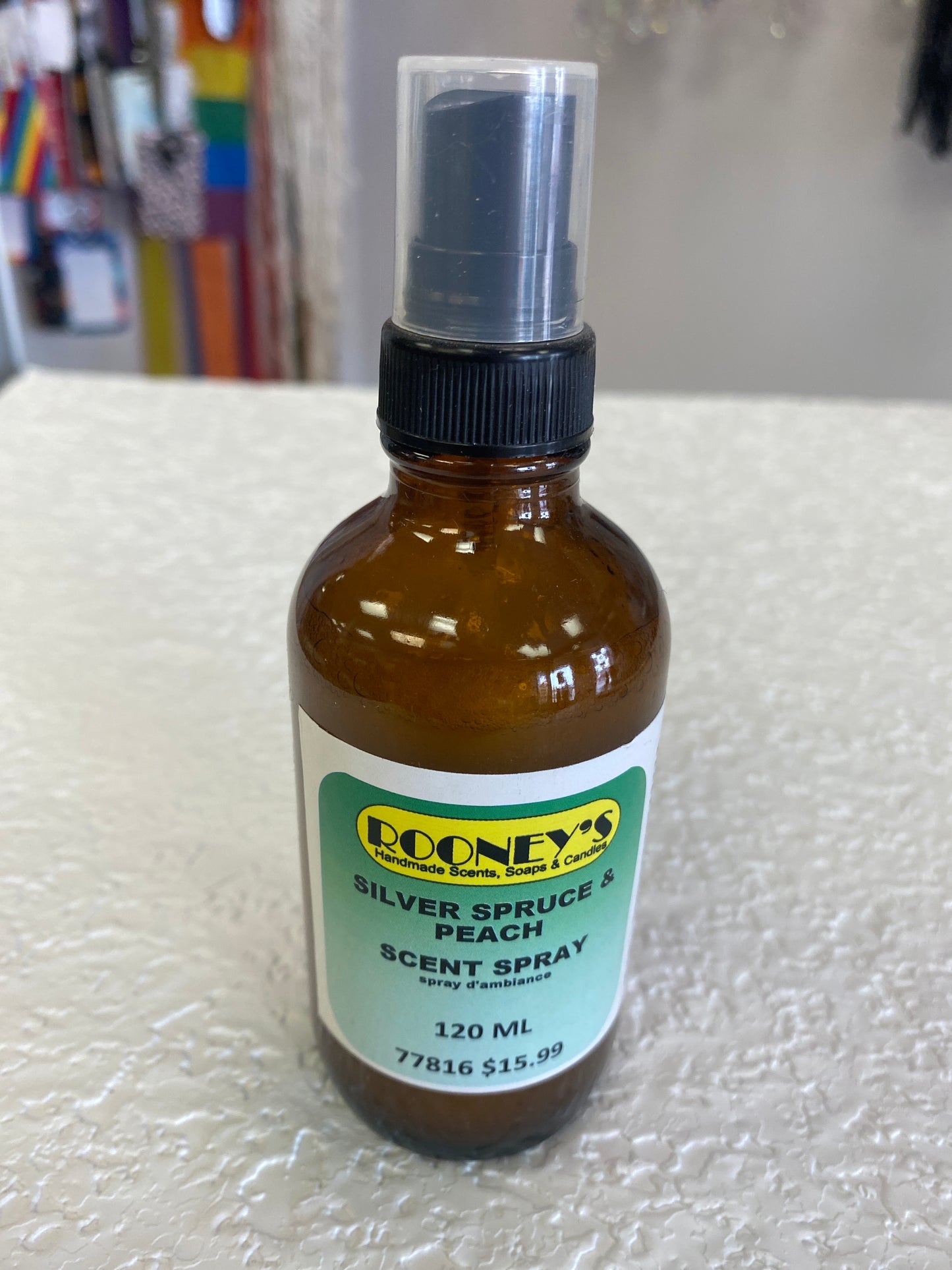 SILVER SPRUCE & PEACH SCENT SPRAY