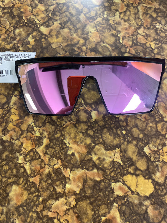 PINK SHINE SQUARE GLASSES