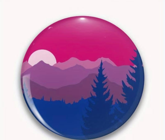 BISEXUAL PRIDE SENERY BUTTON