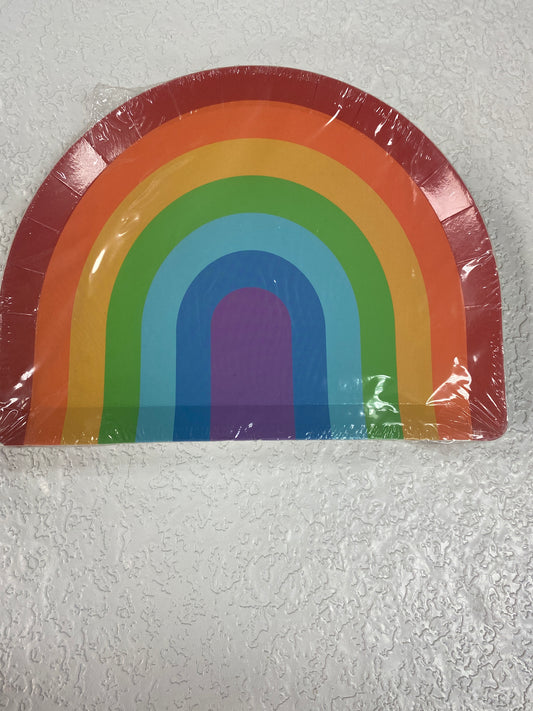 RAINBOW PLATES 24PK