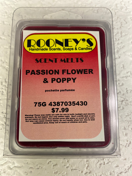 SCENT MELT PASSION FLOWER & POPPY