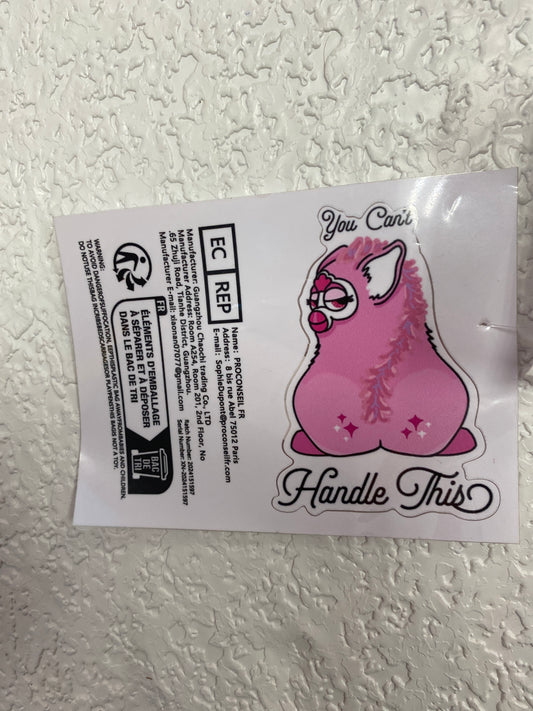 THICC FURBY STICKER