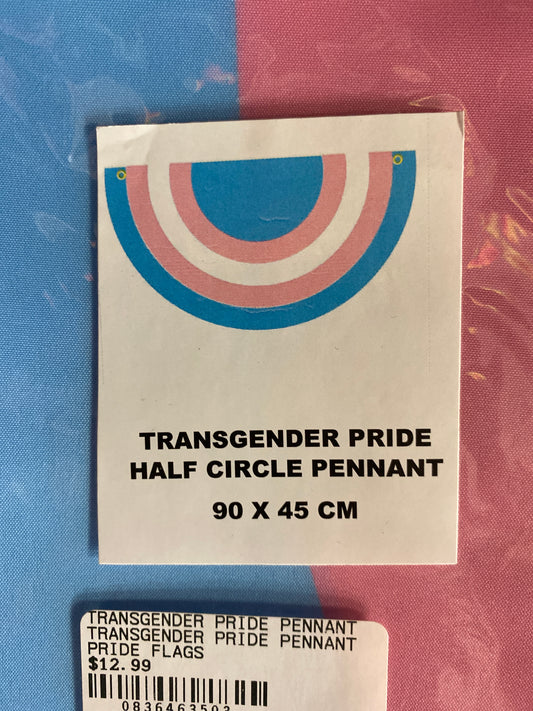 TRANSGENDER PRIDE PENNANT