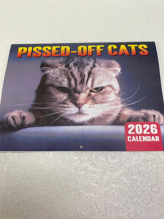 ANGRY CAT 2026 CALENDAR