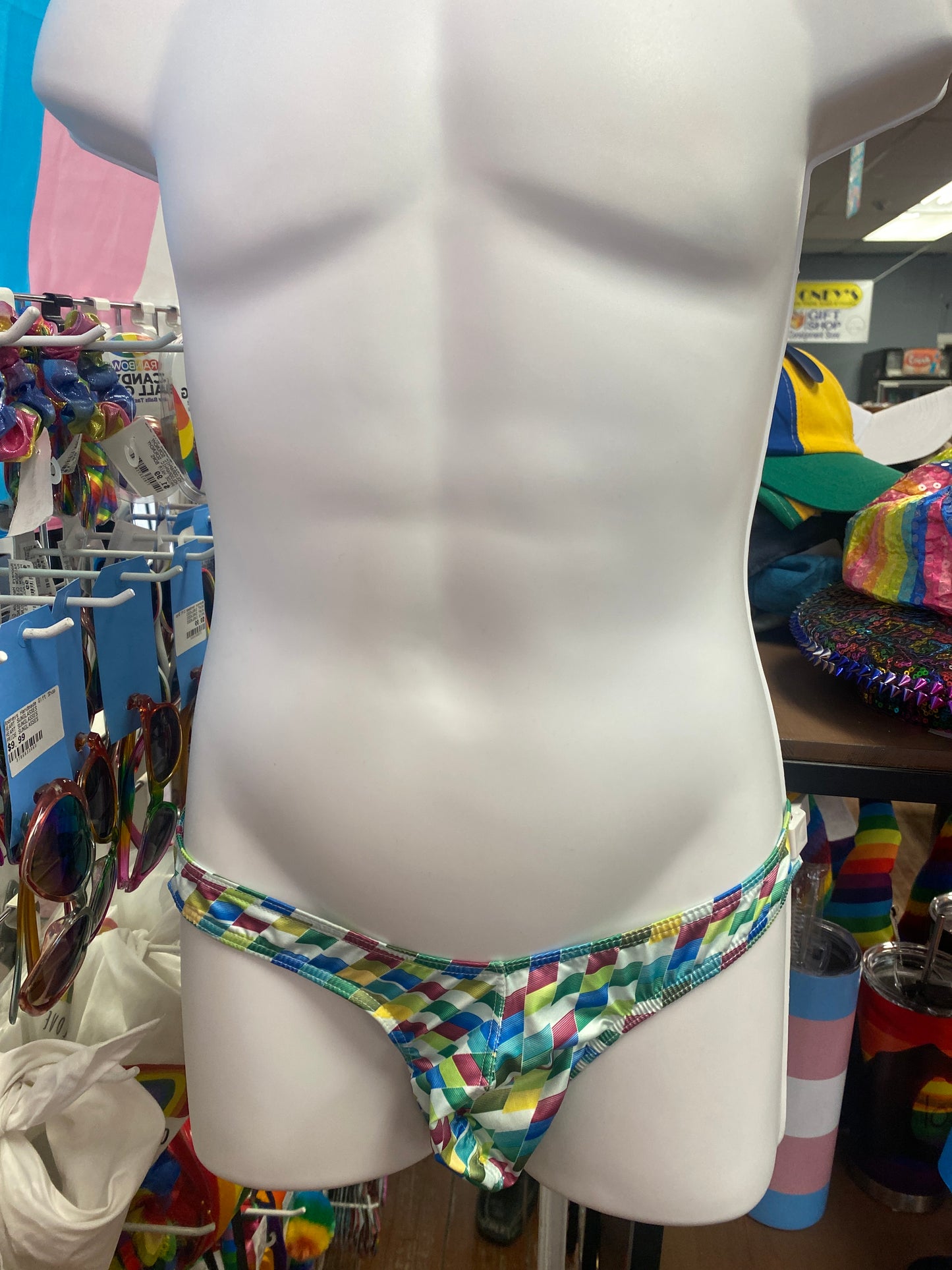 MENS PINK GREEN WHITE MIX UNDERWEAR