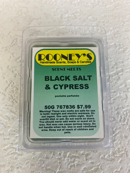 BLACK SALT & CYPRESS SCENT MELT