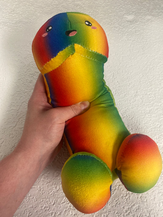 RAINBOW FADE PENIS PLUSH